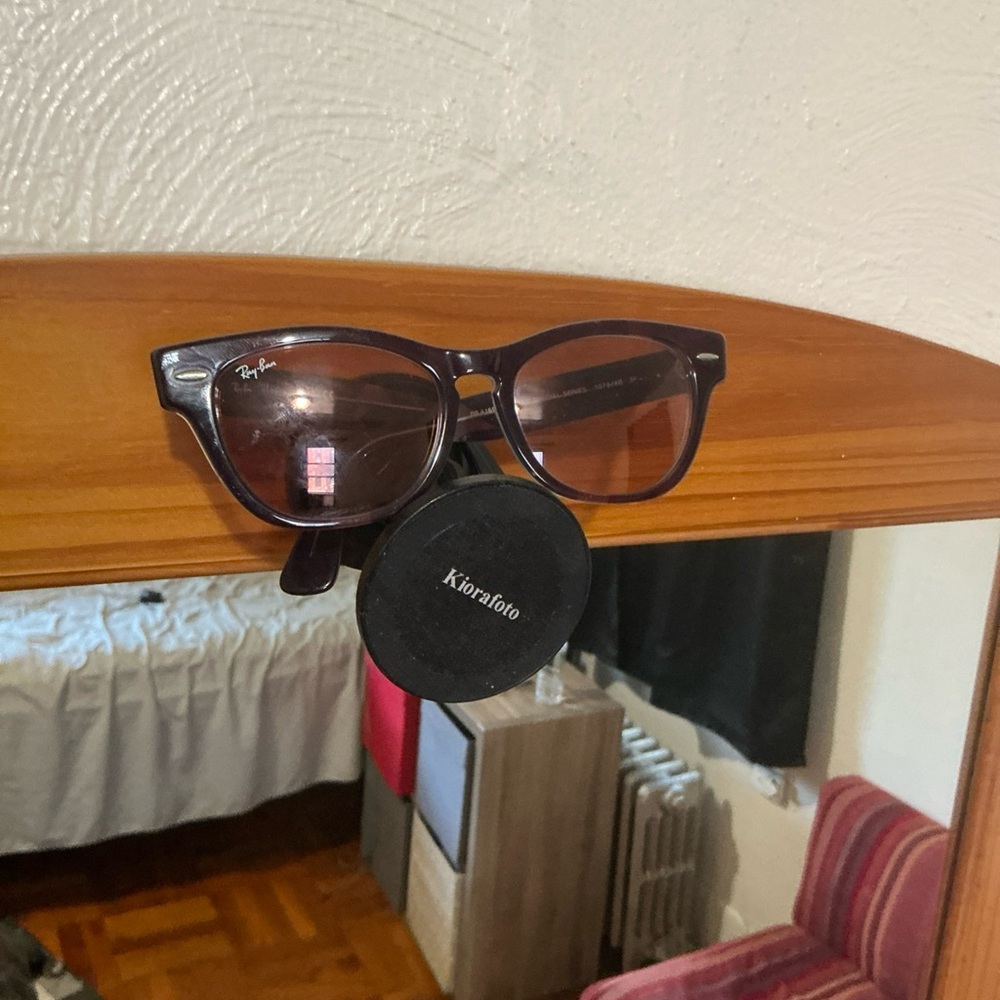 Ray Ban Sunglasses Purple 1079/48 Made In Italy